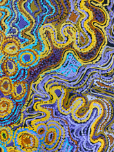 Load image into Gallery viewer, "Pututju (Caterpillar Dreaming)" Rhoda Tjitayi 61cm x 59cm
