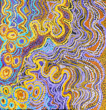 Load image into Gallery viewer, "Pututju (Caterpillar Dreaming)" Rhoda Tjitayi 61cm x 59cm
