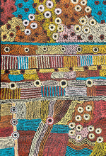 Load image into Gallery viewer, "Minyma Kutjara" original Aboriginal painting by Cassyanne Woods, 181cm x 114cm - authentic Indigenous Australian artwork
