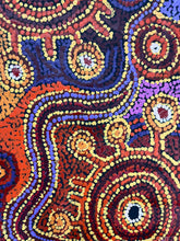Load image into Gallery viewer, "Nguru Minyma Kutjara" original Aboriginal painting by Daisybell Kulyuru, 68cm x 35cm - authentic Indigenous Australian artwork
