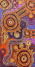 Load image into Gallery viewer, "Nguru Minyma Kutjara" original Aboriginal painting by Daisybell Kulyuru, 68cm x 35cm - authentic Indigenous Australian artwork
