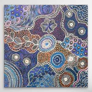 "My Country (Utopia)" Janet Golder Kngwarreye 61cm x 61cm