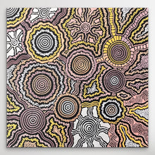 Load image into Gallery viewer, "Country Landscape" original Aboriginal painting by Farron Furber Jampitjinpa, 60cm x 59cm - authentic Indigenous Australian artwork
