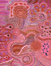 Load image into Gallery viewer, "Mamungaryi-nya" original Aboriginal painting by Renae Nakamarra Nelson, 118cm x 91cm - authentic Indigenous Australian artwork
