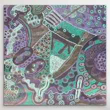 Load image into Gallery viewer, "Maku Dreaming" Anita Punami 90cm x 90cm
