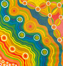 Load image into Gallery viewer, "Watapi Tjukurrpa (Piltati)" Megan Lyons 60cm x 58cm
