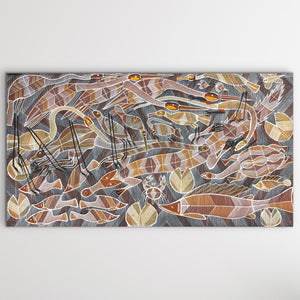 "Billabong Story" Eddie Blitner 161cm x 87cm