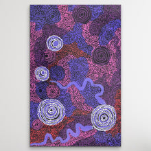 Load image into Gallery viewer, "Piltati Tjukurpa" Rhoda Tjitayi 86cm x 54cm small aboriginal art snake waterhole story
