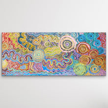 Load image into Gallery viewer, "Pututju" original Aboriginal painting by Rhoda Tjitayi, 199cm x 85cm - authentic Indigenous Australian artwork
