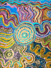 Load image into Gallery viewer, "Pututju" original Aboriginal painting by Rhoda Tjitayi, 199cm x 85cm - authentic Indigenous Australian artwork
