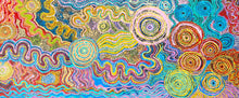 Load image into Gallery viewer, "Pututju" original Aboriginal painting by Rhoda Tjitayi, 199cm x 85cm - authentic Indigenous Australian artwork
