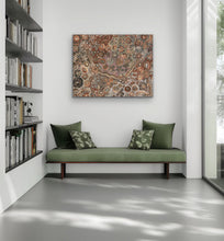 Load image into Gallery viewer, "Bush Flowers" Bernadine Johnson Kemarre 130cm x 102cm

