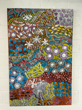 Load image into Gallery viewer, Aboriginal art in gallery "Awelye" Karen Bird Ngale 145cm x 95cm

