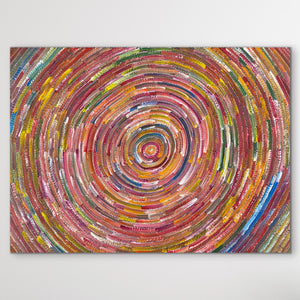 "Circle of Life" Bernadine Johnson Kemarre 99cm x 72cm