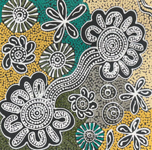 Load image into Gallery viewer, &quot;Bush Flowers&quot; Bernadine Johnson Kemarre 31cm x 31cm
