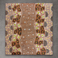 Load image into Gallery viewer, &quot;Wild Bush Flower Dreaming&quot; Tanya Price 95cm x 100cm
