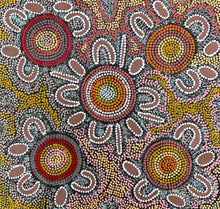 Load image into Gallery viewer, "Women Ceremony" original Aboriginal painting by Julieanne Turner Nungurrayi, full image 
