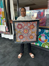 Load image into Gallery viewer, artist photo of "Women Ceremony" Julieanne Turner Nungurrayi 58cm x 56cm

