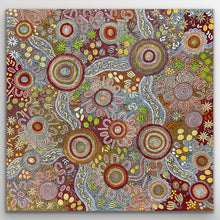 Load image into Gallery viewer, "Women Hunting Bush Tucker" original Aboriginal painting by Julieanne Turner Nungurrayi, 140cm x 136cm - authentic Indigenous Australian artwork
