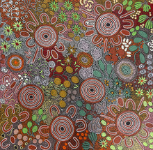 Load image into Gallery viewer, "Women's Hunting Story" by Julieanne Turner Nungurrayi - alternate view, original Aboriginal painting
