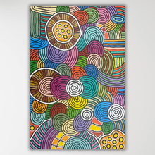 Load image into Gallery viewer, "Womens Dreaming" Debra Nangala McDonald 146cm x 96cm vertical 
