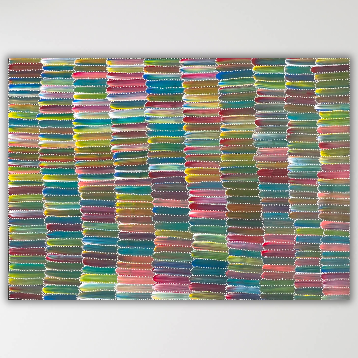 "Yam Dreaming" Jeannie Mills Pwerle 101cm x 72cm