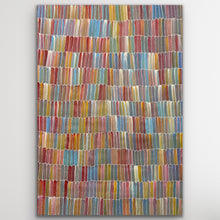 Load image into Gallery viewer, Close detail showing layered colours, precise dot work and the flowing brushstroke technique.
