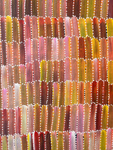 Load image into Gallery viewer, "Yam Dreaming" Jeannie Mills Pwerle 151cm x 98cm close up painting 
