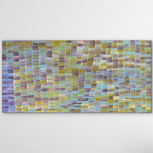 Load image into Gallery viewer, "Yam Dreaming" Jeannie Mills Pwerle 212cm x 105cm large Aboriginal painting
