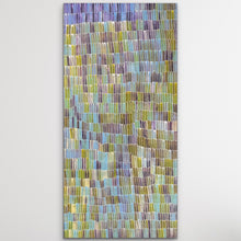 Load image into Gallery viewer, "Yam Dreaming" Jeannie Mills Pwerle 212cm x 105cm large Aboriginal painting
