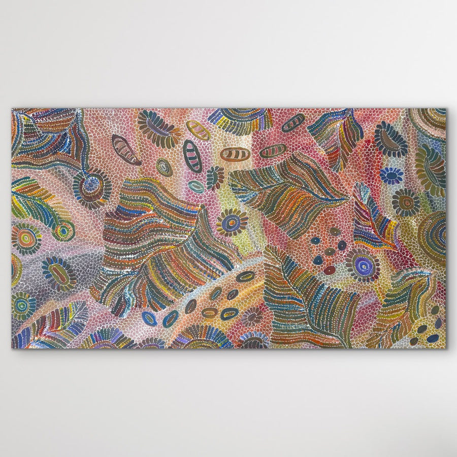 "Yam Dreaming" Jedda Purvis Kngwarreye 152cm x 86cm
