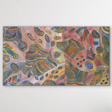Load image into Gallery viewer, "Yam Dreaming" Jedda Purvis Kngwarreye 152cm x 86cm
