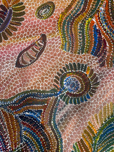 Load image into Gallery viewer, "Yam Dreaming" Jedda Purvis Kngwarreye 152cm x 86cm close up 
