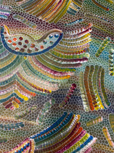Load image into Gallery viewer, "Yam Dreaming" Jedda Purvis Kngwarreye 154cm x 87cm close up 2
