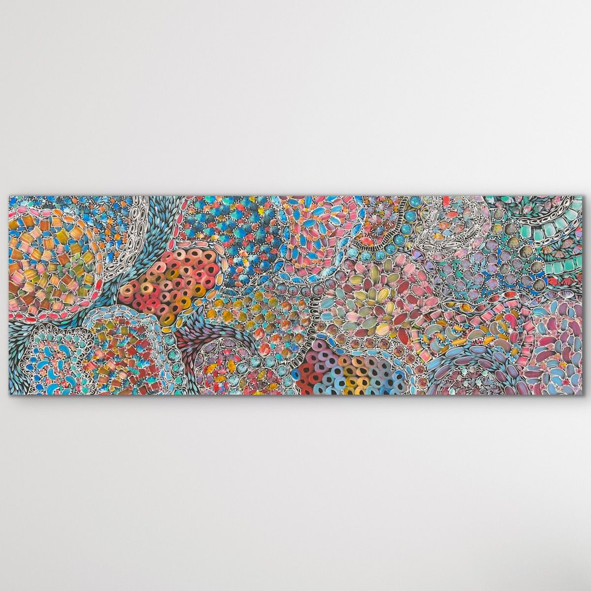 Your slice of the Australian country "Yam Dreaming" Rachael Nambula 199cm x 72cm
