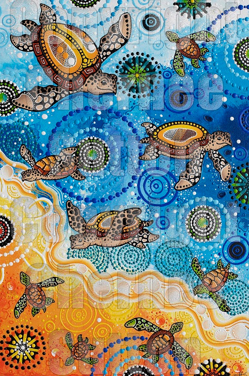 "Yaunati (Grow Big)" Chern'ee Sutton 91cm x 61cm