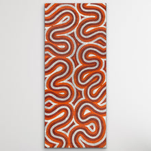 Load image into Gallery viewer, "Sand Dunes (Tali)" by Gwenda Turner Nungurrayi - detail view of Aboriginal painting, 199cm x 85cm
