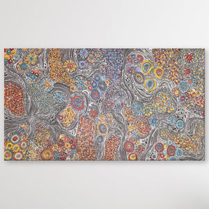 "My Country" Abie Loy Kemarre 170cm x 95cm
