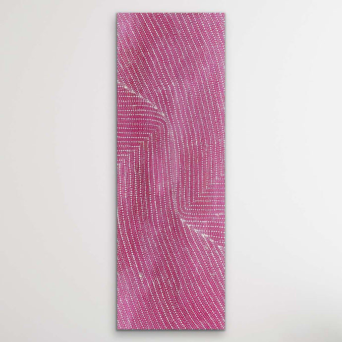 aboriginal art tansy martin bush onion indigenous central desert dot painting 121x41cm