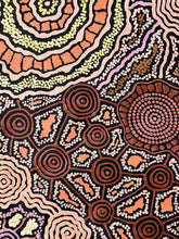 Load image into Gallery viewer,  Aboriginal art pattern with concentric circles and abstract designs

