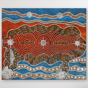 "Womens Jukurrpa" Alice Granites Napanangka 117cm x 99cm