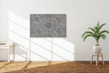 Load image into Gallery viewer, "Water Dreaming" by Alison Daniels displayed on wall - original Aboriginal painting, 113cm x 72cm
