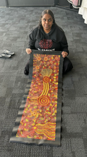 Load image into Gallery viewer, "Mamungari-nya" original Aboriginal painting by Renae Nakamarra Nelson, 118cm x 38cm - authentic Indigenous Australian artwork

