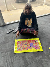 Load image into Gallery viewer, "Nguru" original Aboriginal painting by Daisybell Kulyuru, 57cm x 29cm - authentic Indigenous Australian artwork

