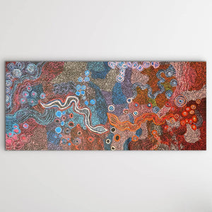 "Piltati Tjukurpa" Rhoda Tjitayi 203cm x 87cm