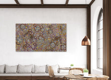 Load image into Gallery viewer, "My Country" by Belinda Golder Kngwarreye displayed on wall - original Aboriginal painting, 200cm x 110cm
