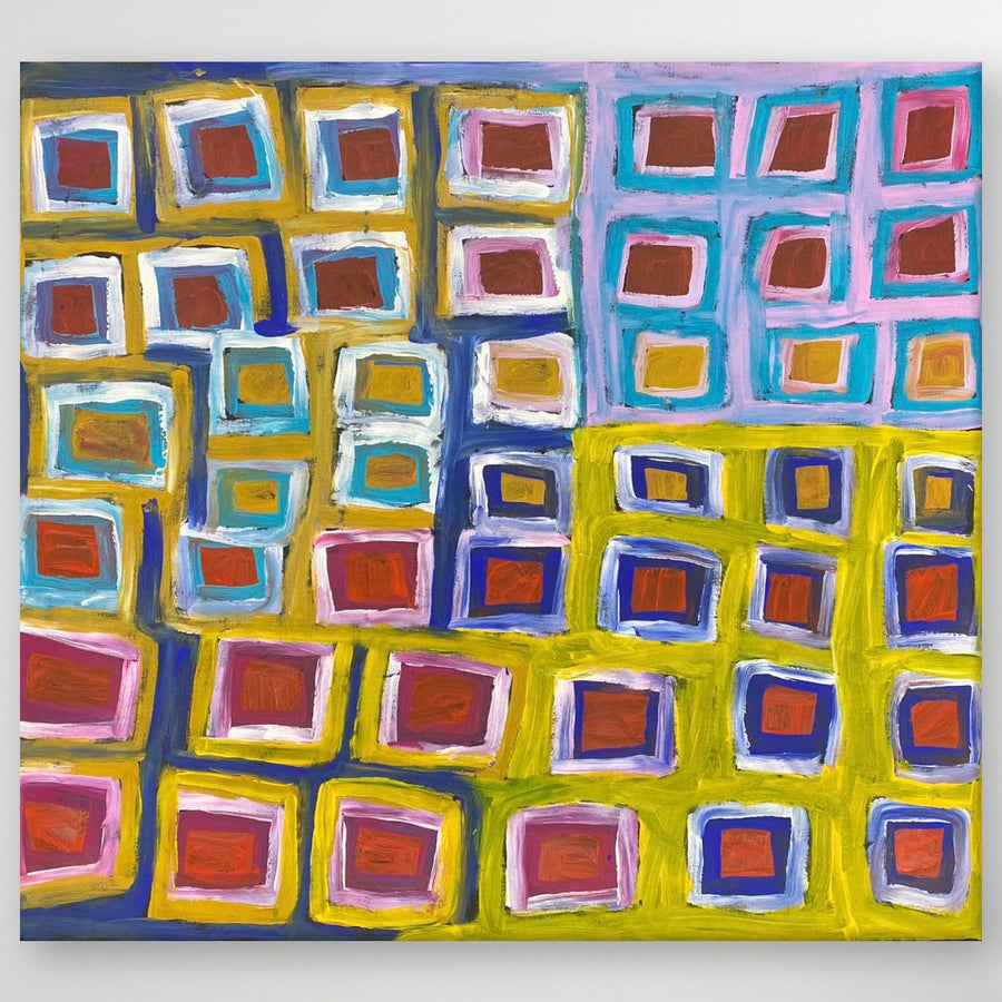 "Tingari" Bob Gibson Tjungurrayi 105cm x 96cm