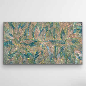 "Bush Medicine Leaves" Bernadine Johnson Kemarre 100cm x 55cm
