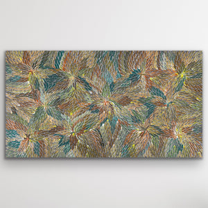 "Bush Medicine Leaves" Bernadine Johnson Kemarre 100cm x 55cm