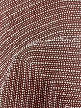 Load image into Gallery viewer, Close up of Tansy Martin’s Bush Onion artwork showing dense dotting and circular forms symbolising bush onions in the ground.
